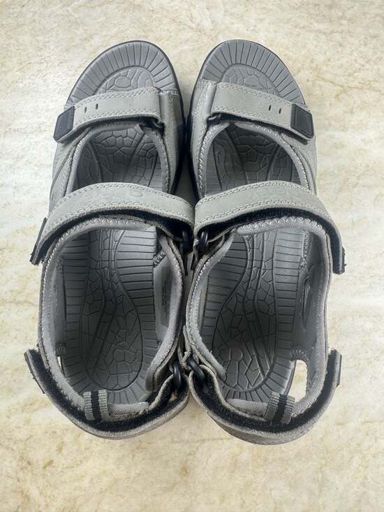 GDEFY VersoShock Hiking Sandals Mens 10 Gray Leather Comfort Outdoor Trail main image 6